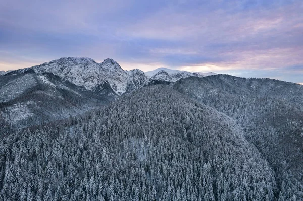 Mount Giewont Winter Tatra Park Zakopane Poland — 스톡 사진