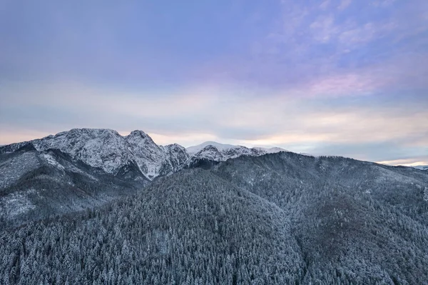 Giewont Peak Zakopane Tatra National Park Winter — Fotografia de Stock