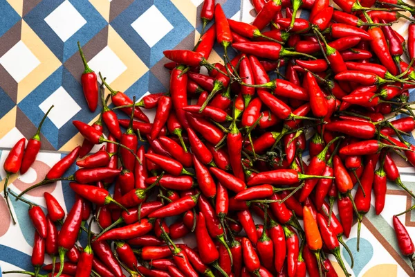 Red Chili Chilli Pepper Background — Foto de Stock