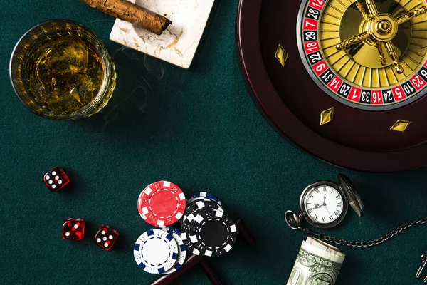 Underground Poker Casino Gambling — Stok fotoğraf