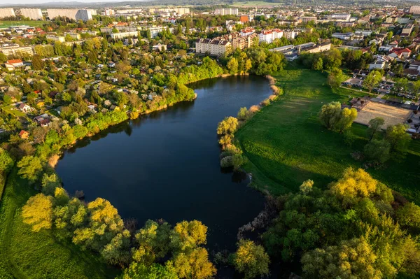 Парк Отдыха Досуга Кантория Тарнове Польша Воздушный Беспилотник — стоковое фото