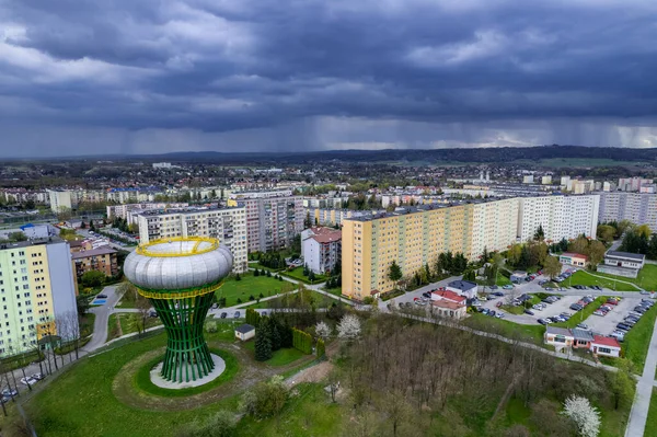 Усадьба Фазиля Эра Тарнове Польша Drone View — стоковое фото