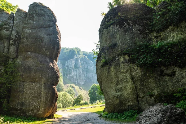 Cracow Gate Rock Formation Ojcowski National Park — стокове фото