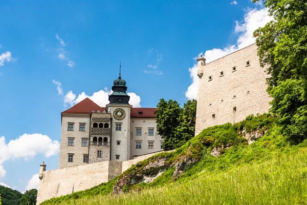 Pieskowa Skala Castle Στο Εθνικό Πάρκο Ojcowski Κοντά Στην Κρακοβία — Φωτογραφία Αρχείου