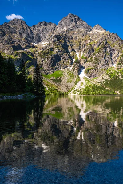 Polonya Daki Zakopane Yakınlarındaki Tatra Dağları Nda Ünlü Morskie Oko — Stok fotoğraf