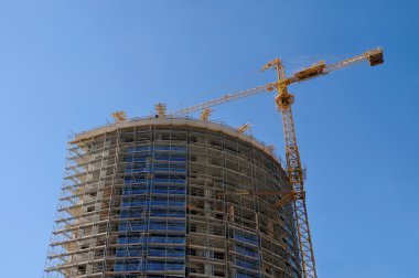opbouw van de kraan en de bouw