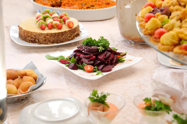 Food table — Stock Photo, Image