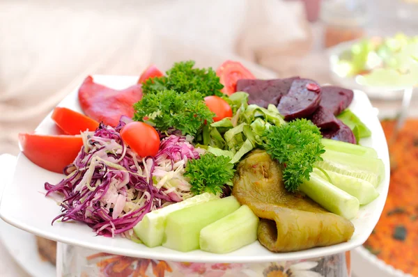 Taze renkli salata — Stok fotoğraf