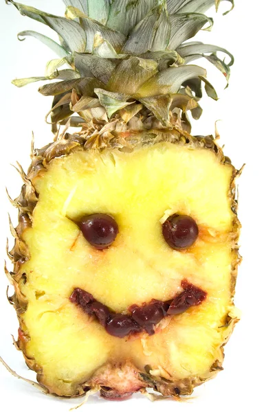Ananás sorridente — Fotografia de Stock