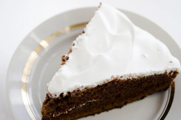 Csokoládé torta krémmel — Stock Fotó