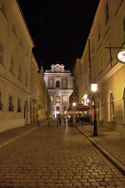 Poznan Old Town por la noche — Foto de Stock