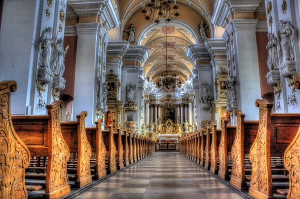 Igreja de São Francisco, Poznan Fotos De Bancos De Imagens