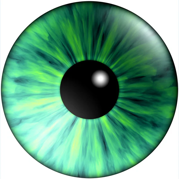 Textury zelené oči Stock Obrázky