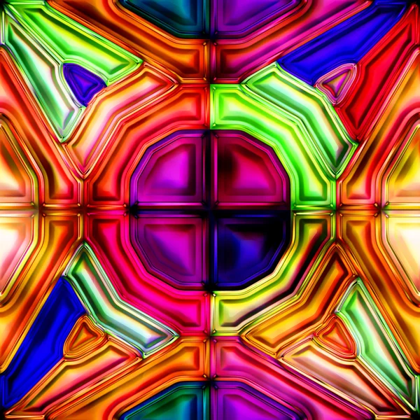 シームレス テクスチャ抽象的な幾何学的図形 — ストック写真