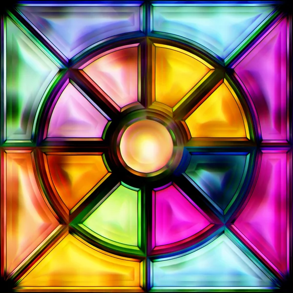 Stained-glass window — Stock Photo, Image