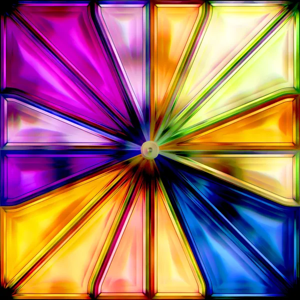 Seamless Texture stained-glass window — Stock Photo, Image