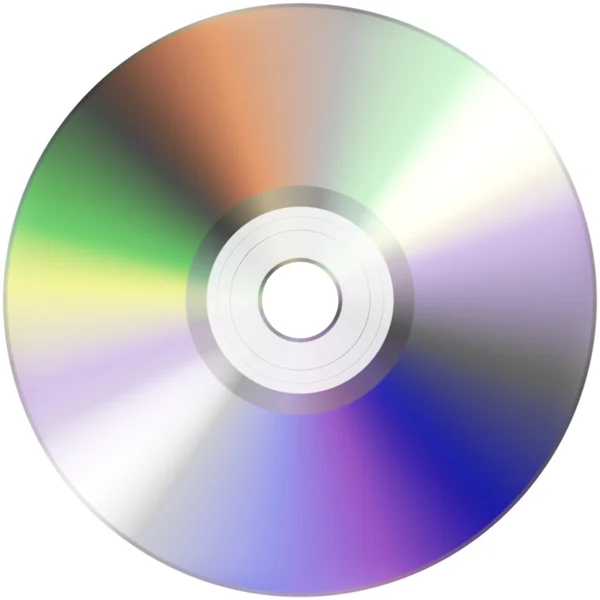 Blu Ray isolato su Bianco — Foto Stock