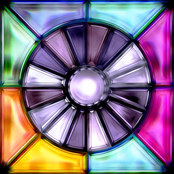 Stained-glass window — Stock Photo, Image