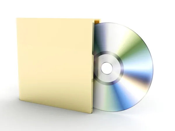 Disco de cópia dourada — Fotografia de Stock