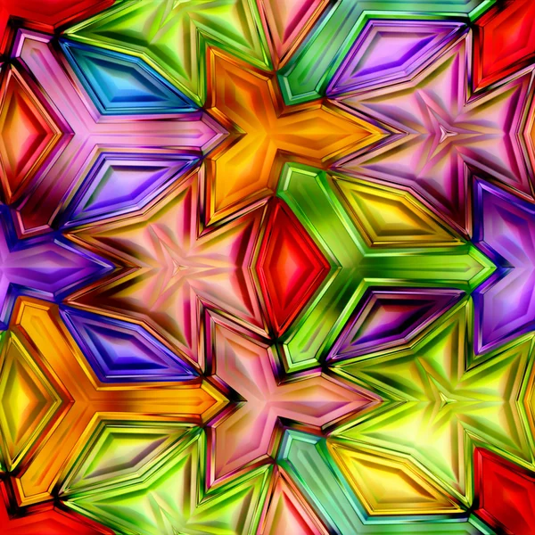 Struttura senza cuciture di astratto brillante brillante forme geometriche colorate — Foto Stock