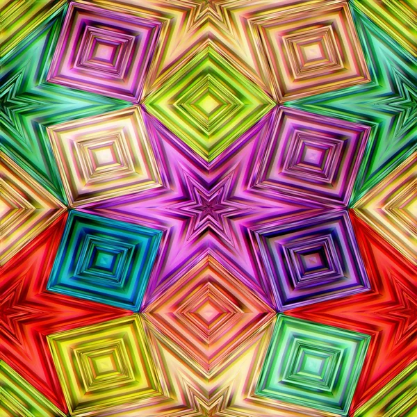 Struttura senza cuciture di astratto brillante brillante forme geometriche colorate — Foto Stock