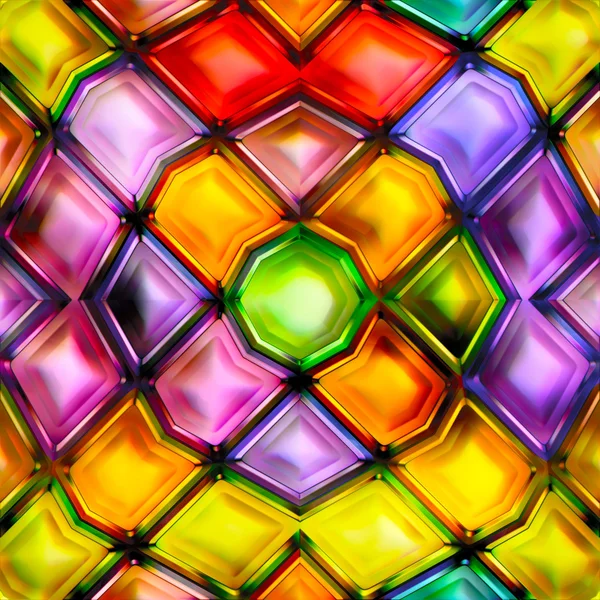 Płynna faktura abstrakcyjnych jaskrawo błyszczących kolorowych geometrycznych kształtów — Zdjęcie stockowe