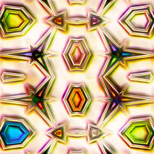 Struttura senza cuciture di astratto brillante brillante forme geometriche colorate — Foto Stock