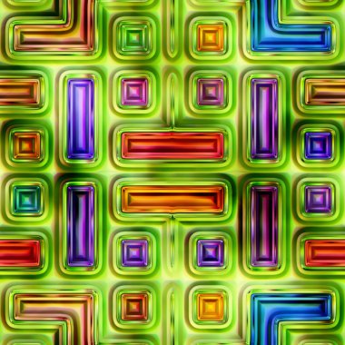 renkli kristaller sorunsuz doku