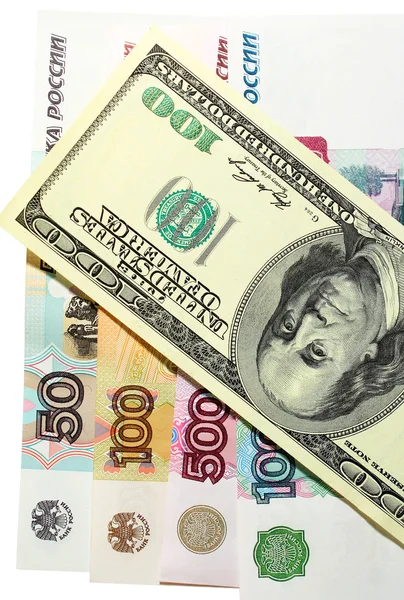 Ruble Dollar Currency — Stock Photo, Image