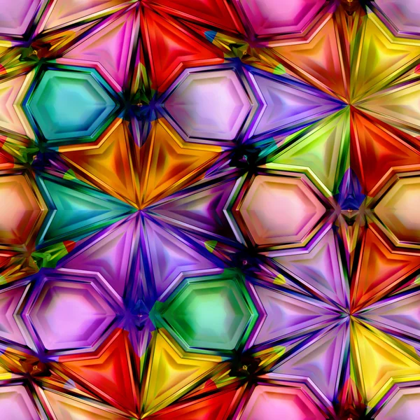Płynna faktura abstrakcyjnych jaskrawo błyszczących kolorowych geometrycznych kształtów — Zdjęcie stockowe