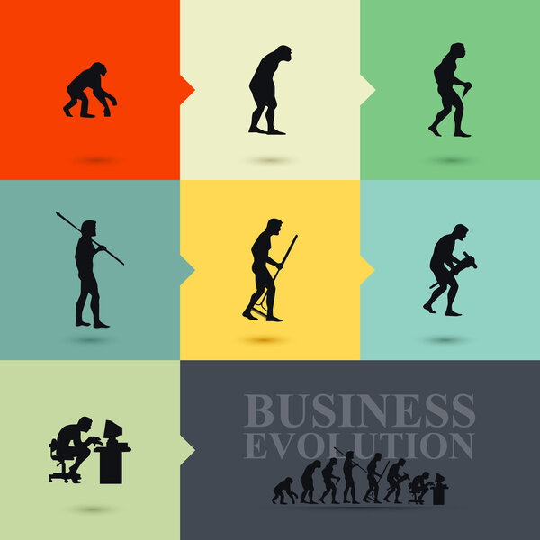 Business evolution concept