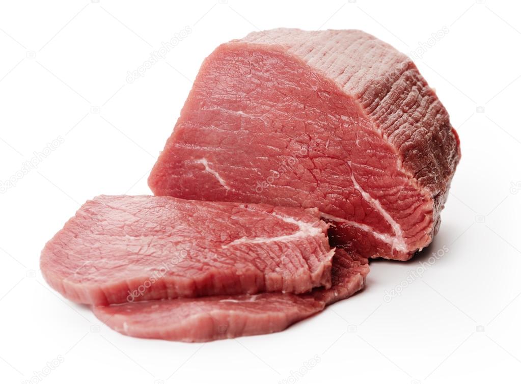 Raw fillet steaks
