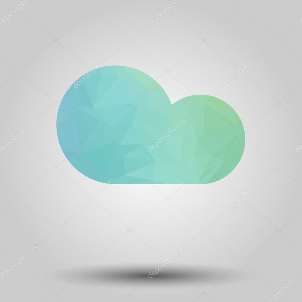 Triangle abstract cloud Stock Vector Image by ©Moguchev #38877725