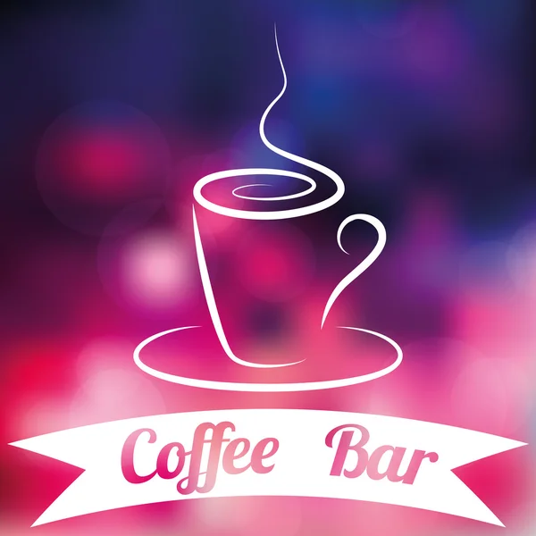 Coffee Bar — Stock Vector