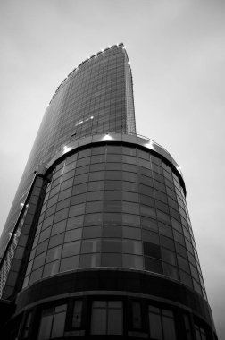unusual building with lots of windows and interesting architecture
