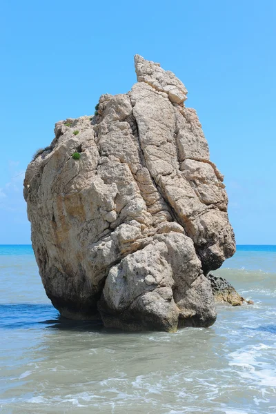 Sea rock birthplace of Aphrodite — Stock Photo, Image