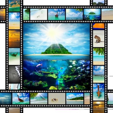 güzel tatil resimleri film şeridi
