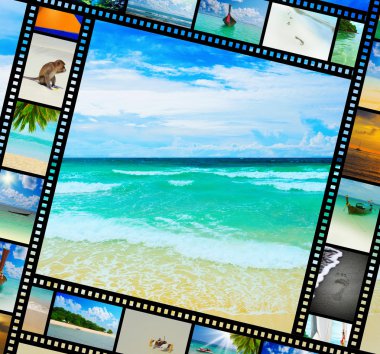 güzel tatil resimleri film şeridi