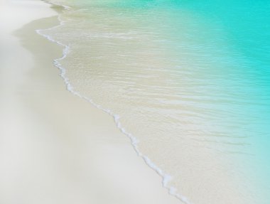 adada güneşli tropikal plaj