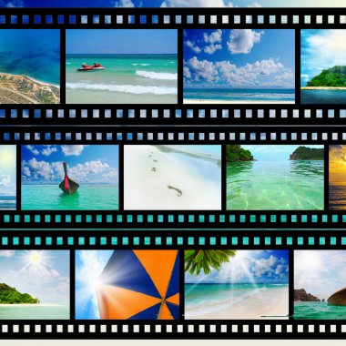 güzel tatil resimleri film şeridi