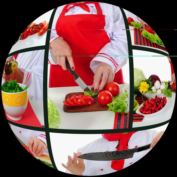 Chef in uniforme — Foto Stock