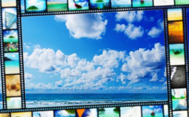 güzel tatil resimleri film şeridi