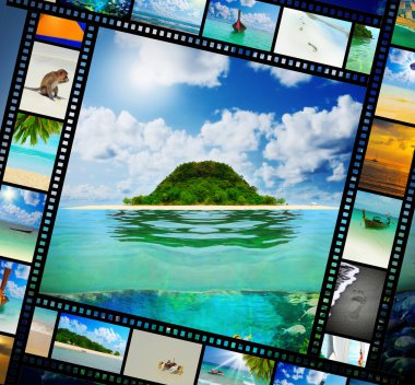 güzel tatil resimleri film şeridi