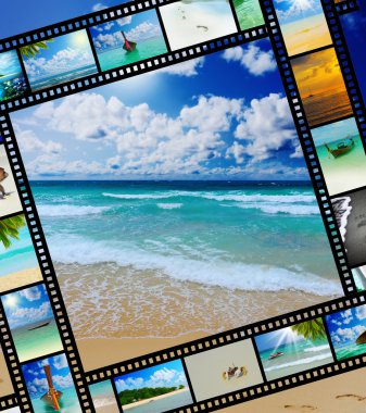güzel tatil resimleri film şeridi