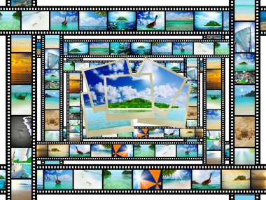 güzel tatil resimleri film şeridi