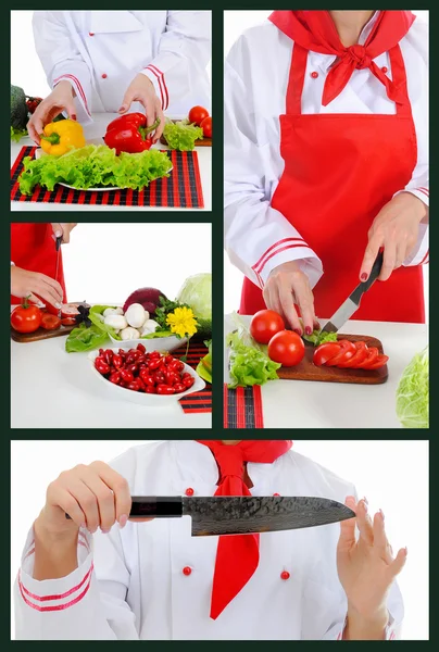 Chef de uniforme — Fotografia de Stock