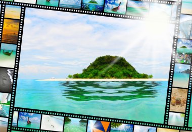 güzel tatil resimleri film şeridi