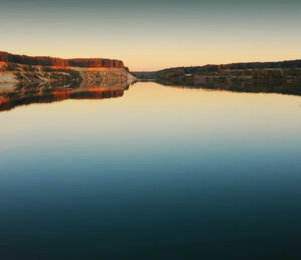 Mooie zonsondergang — Stockfoto