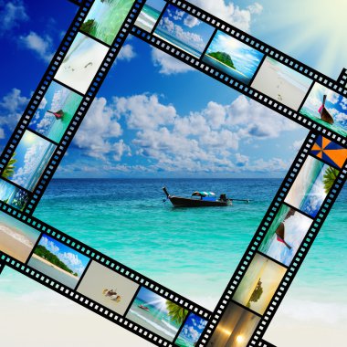 güzel tatil resimleri film şeridi