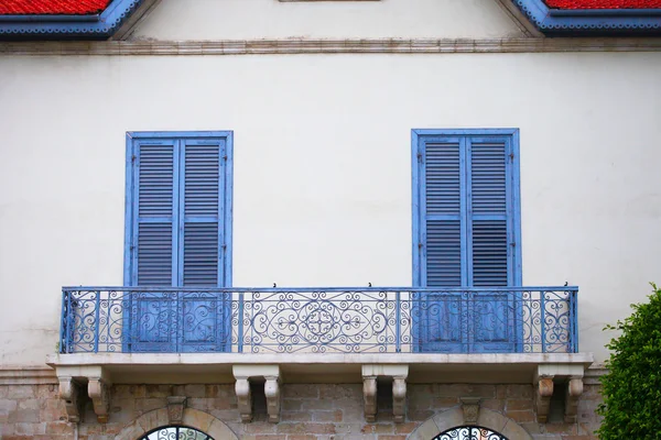 Big beautiful iron balconies — Stock Photo, Image